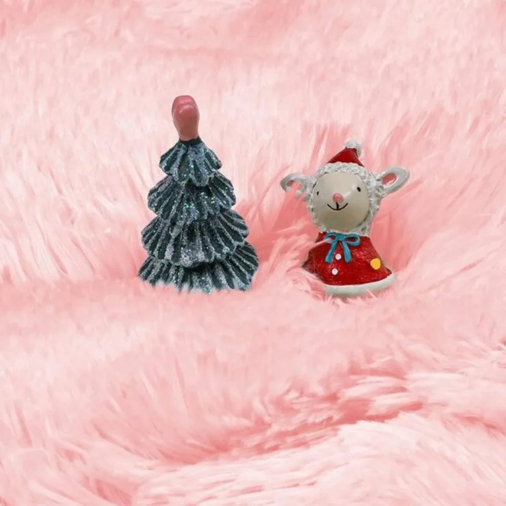 New 4Ft Pink Round Rug, Fluffy Washable Shag Carpet for Girls’ Bedroom & Nursery